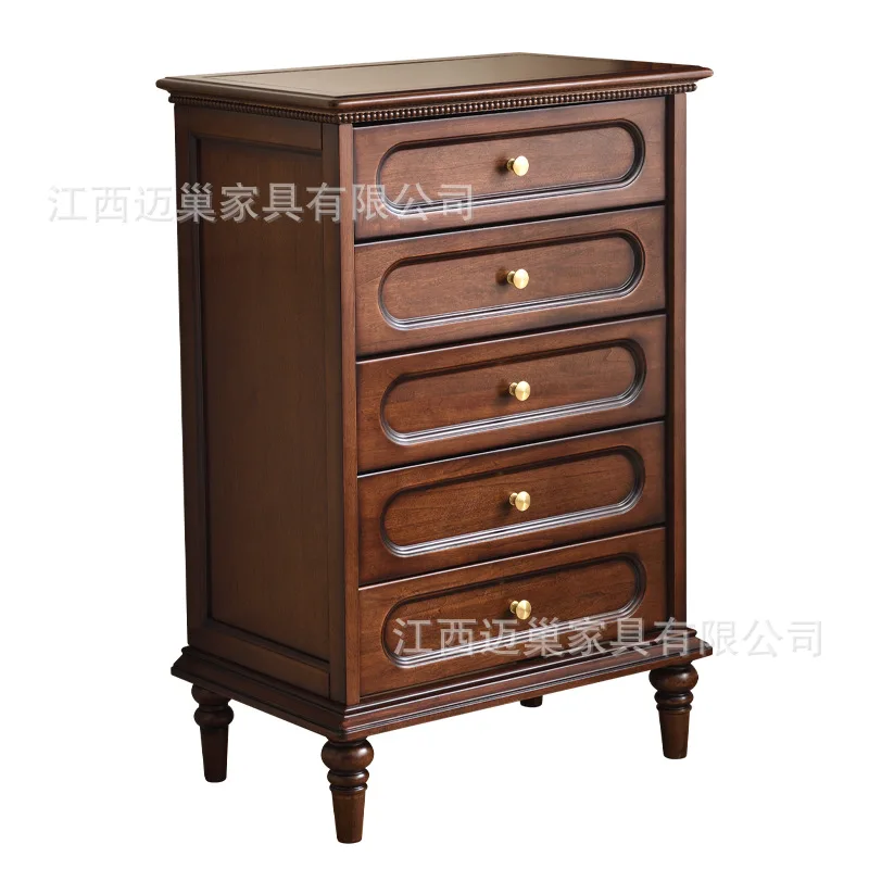 

Bedroom locker living room wall drawer cabinet American retro cabinet