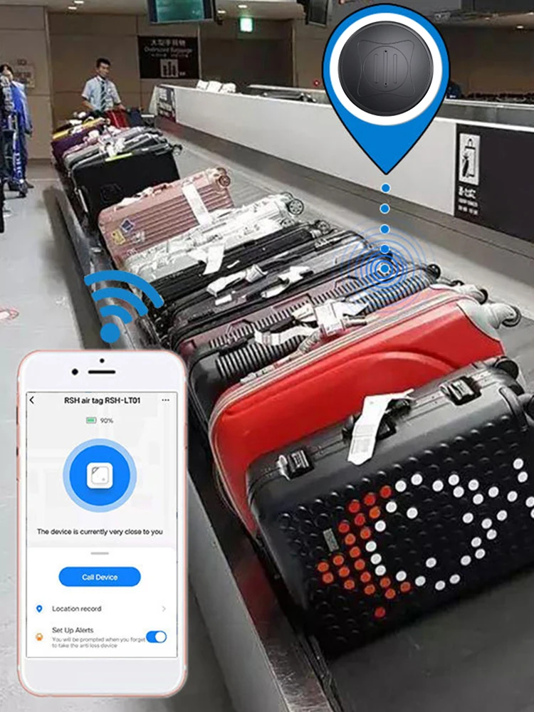 Smart Finder Locator Mini GPS Tracker Magnetic Real-Time Locator Pet Vehicle Lost Tracker Pet Kids Bag Wallet Tracking