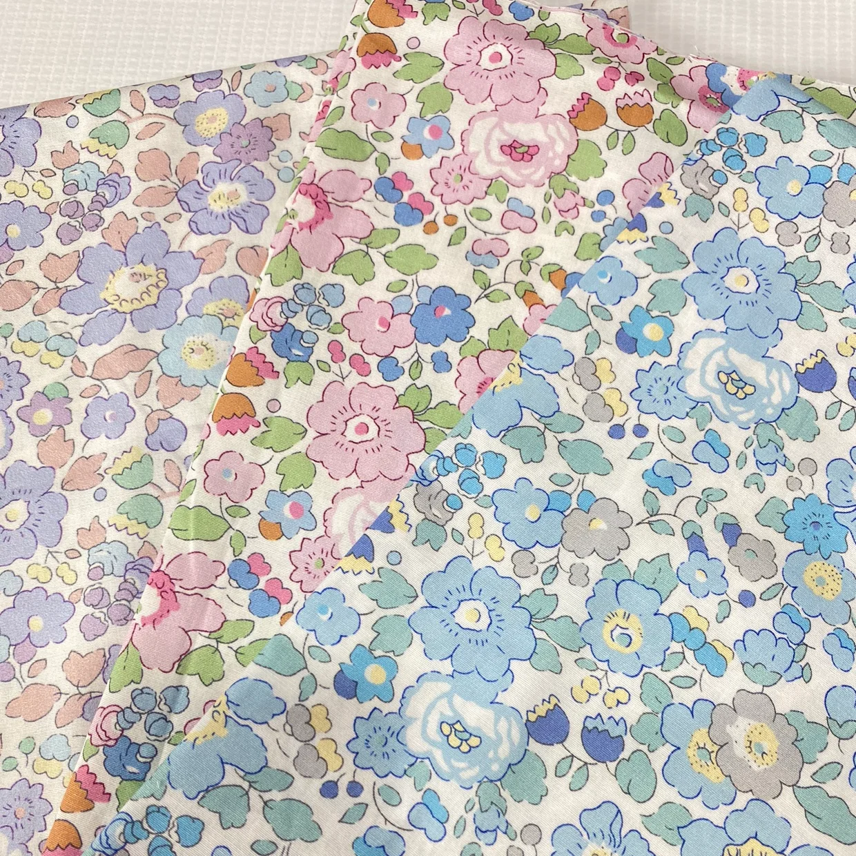 140x50cm Digital Printing Cotton 60s Thin Poplin Little Flower Sewing Fabric, Making Blouse Dress Handmade DIY Cloth