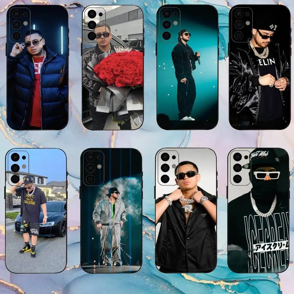 

Rapper JOP F-Fuerza Regida Phone Case For Samsung S25,S24,S21,S22,S23,S30,Ultra,S20,Plus,Fe,Lite,Note,10,9,5G Black Cover