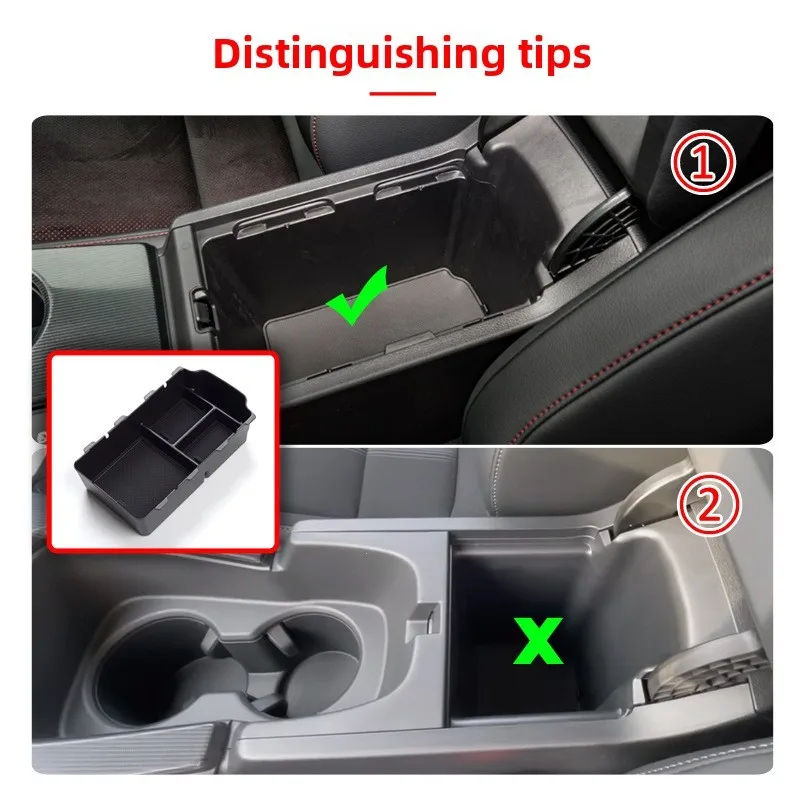 Per Honda Civic 11th Gen 2021 2022 2023 Auto Bracciolo Scatola di Immagazzinaggio Nascosta Console Centrale Vassoio Organizer Supporto Accessori Interni