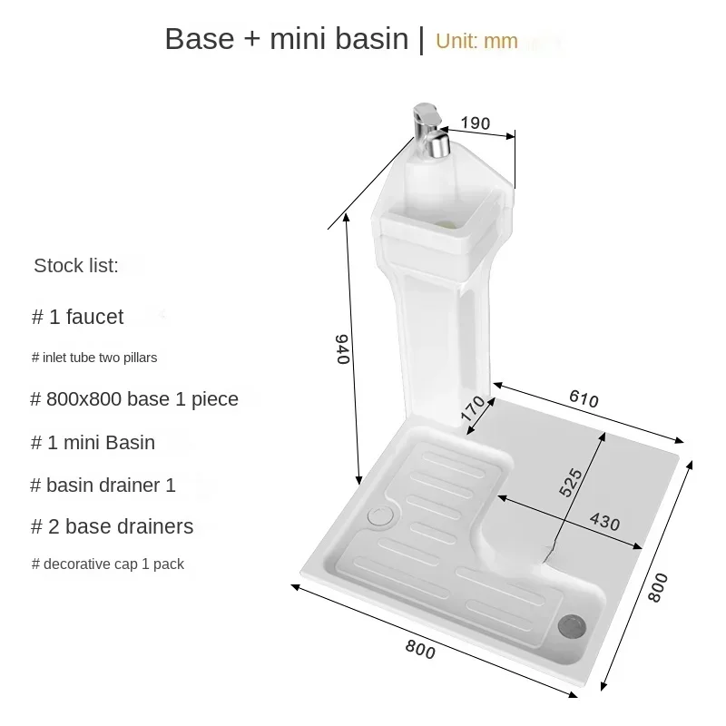 New Applicable RV Bathroom Base Support Compact Universal