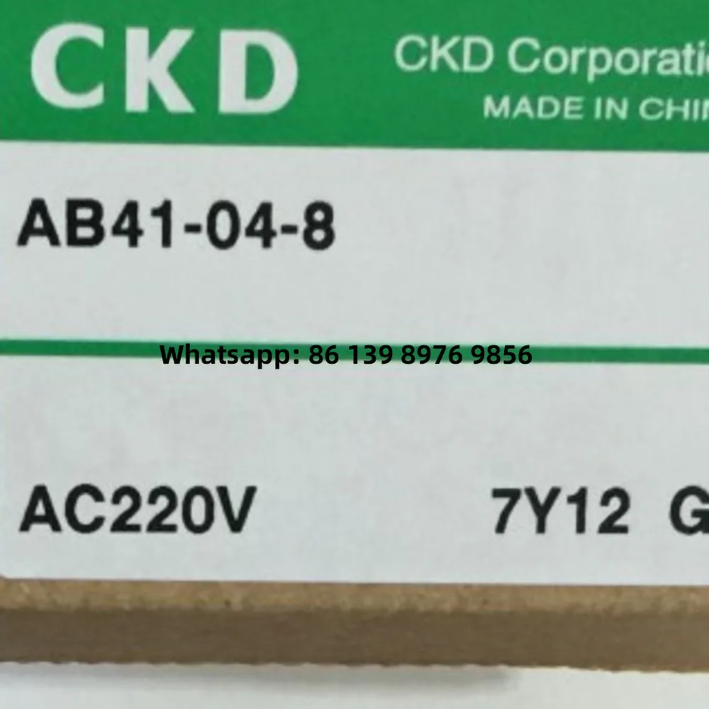 In-Stock CKD Solenoid Valve Ab41-04-8-Ac220v Ab41-04-8-02E-Ac220v Dc24v Original