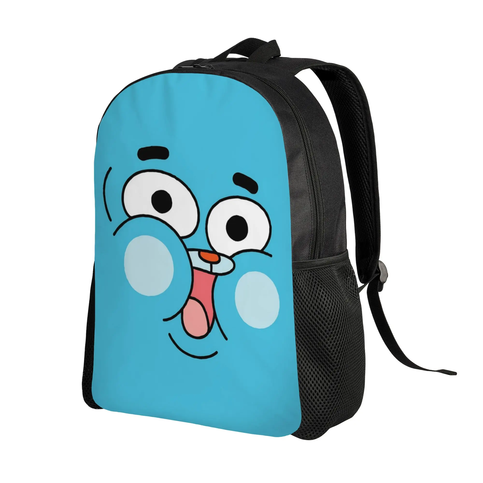 Gumballs Face Backpack for Men Women Casual High School Business Daypack Amazings Gumballs Laptop Shoulder Bag Outdoor