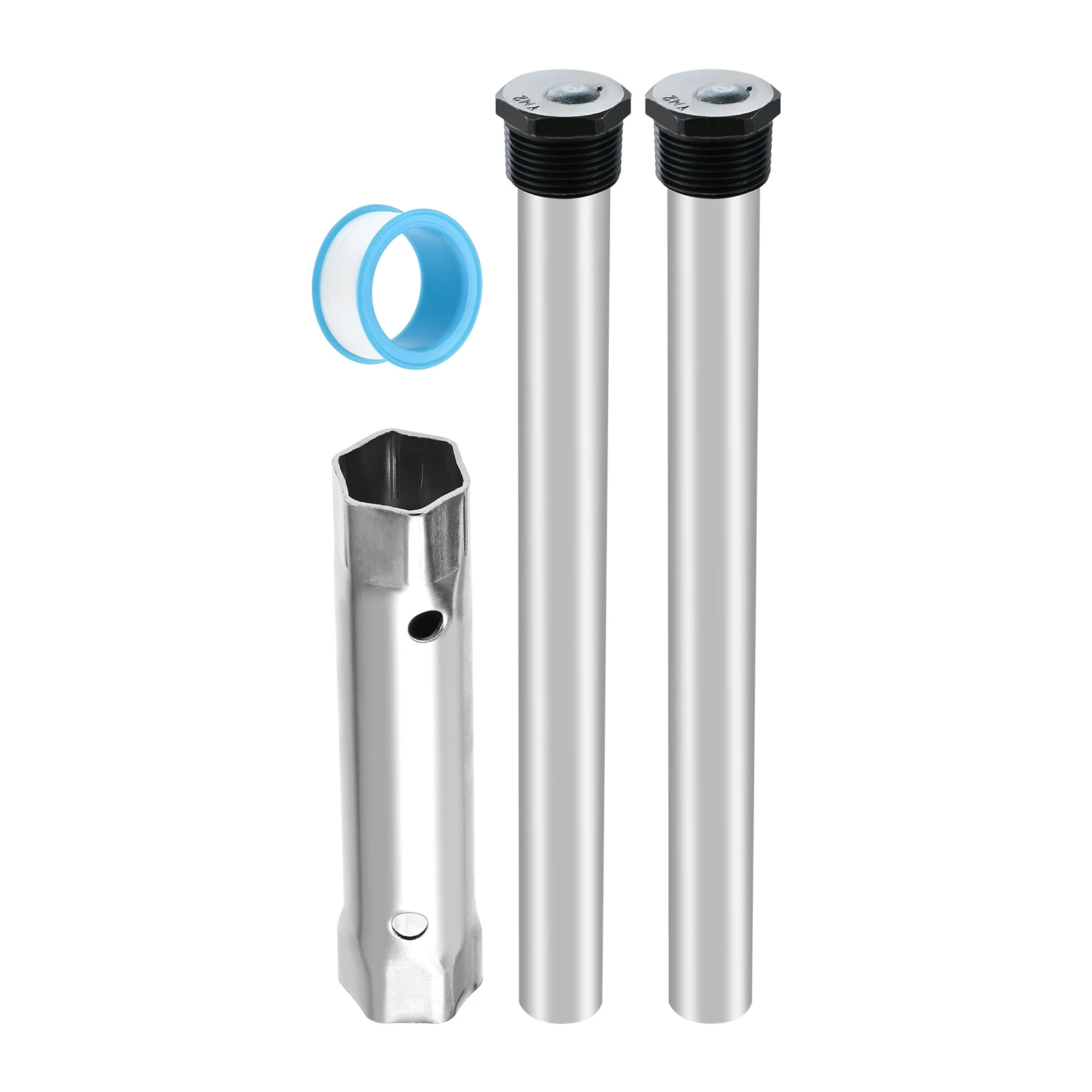 1 مجموعة RV سخان المياه الأنود قضيب مع عرافة عنصر المقبس وجع عدة ل Mor-Flo9.25 "Lx 3/4" NPT RV خزان المياه الساخنة استبدال جزء