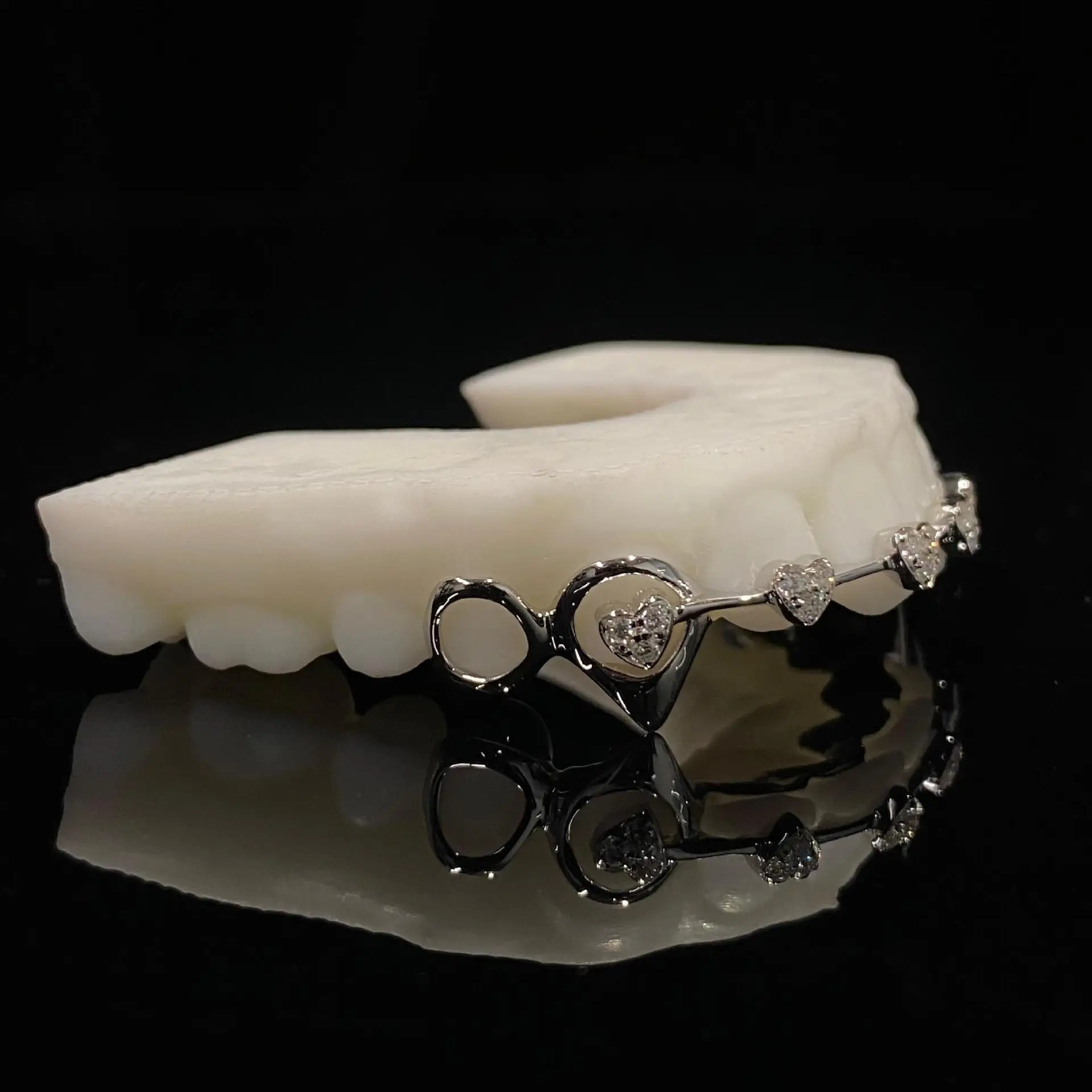 Love Braces And Fangs Grill Top 8 European And American Cross-border Hot-selling Grillz