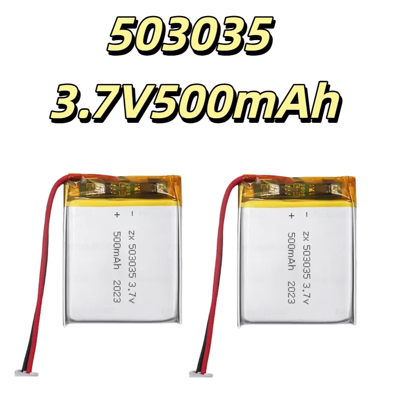 

503035 3.7V 500mAh Rechargeable Lithium Polymer Battery for Bluetooth Headset Mini Speaker MP3 GPS Tracker Lipo Ion Cell