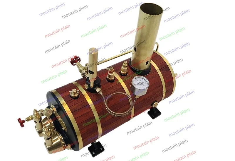 

High-efficiency steam engine boiler, retro model marine boiler model,full water capacity: 850ml， diameter: 105mm,