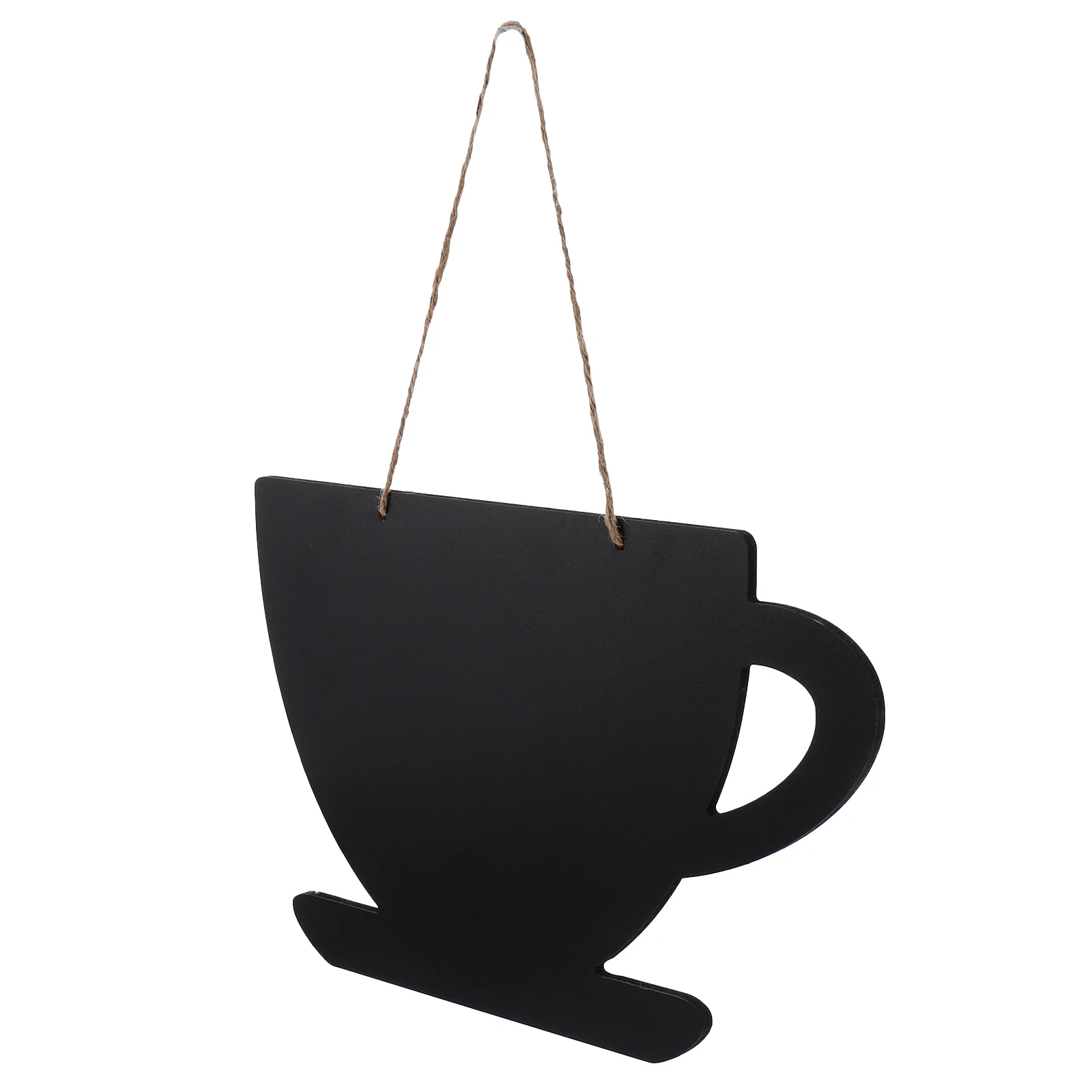 

1pc Hanging Blackboard Message Boards Lanyard Design Wooden Chalkboards For Wall Door Window Coffee Shop Restaurant Display