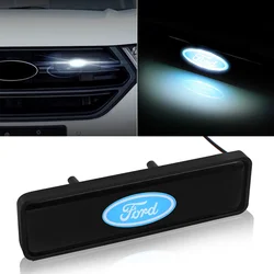 Auto Accessories Car Front Hood Grille Logo LED Light For Ford Fiesta Ranger Focus Kuga Mustang MAX Transit Mondeo Esco