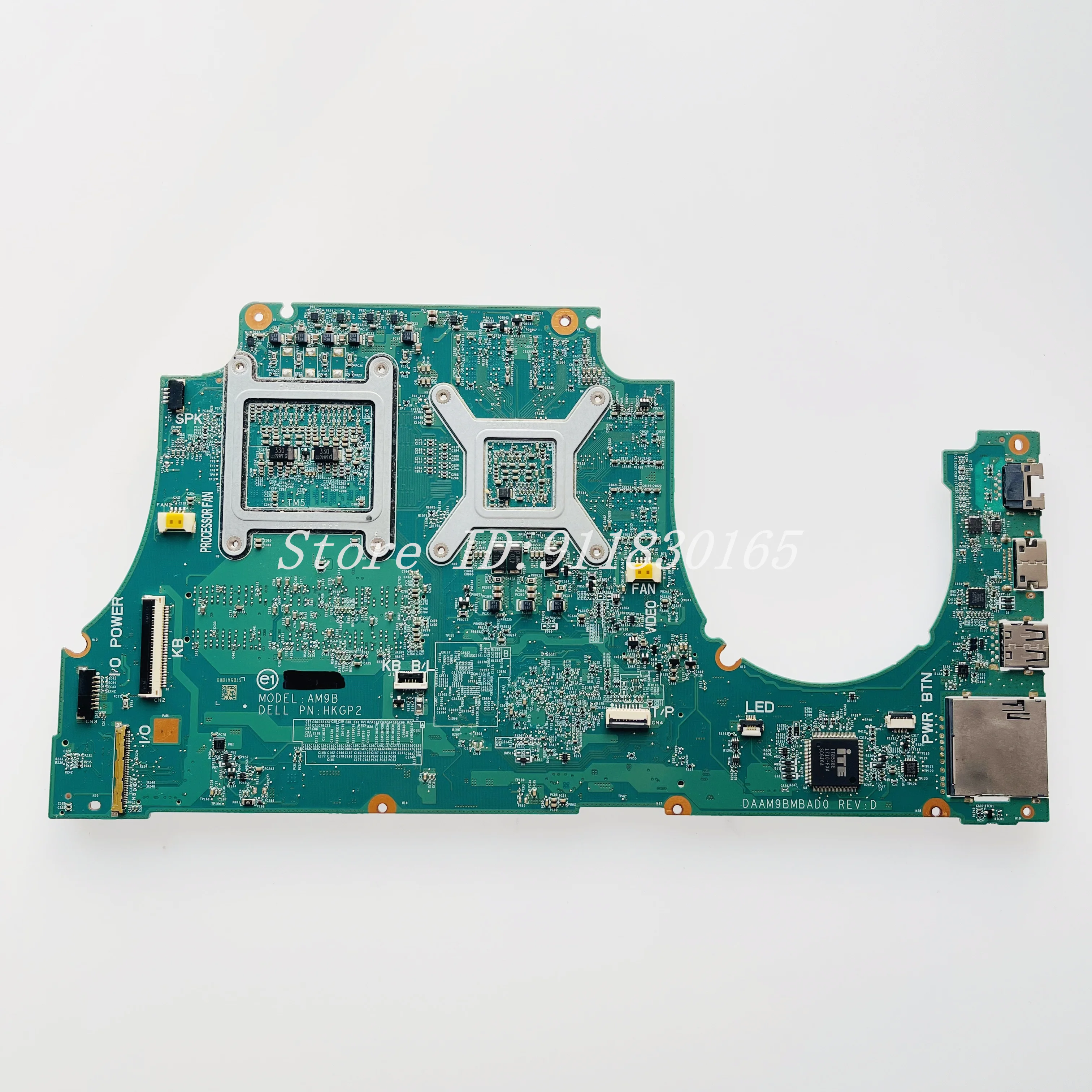 Imagem -04 - Placa-mãe do Portátil para Dell Inspiron 15 5577 Modelo: Am9b Hkgp2 Daam9bmbad0 Daam9bmba0 I57300hq I7-7700hq Gtx1050 4gb