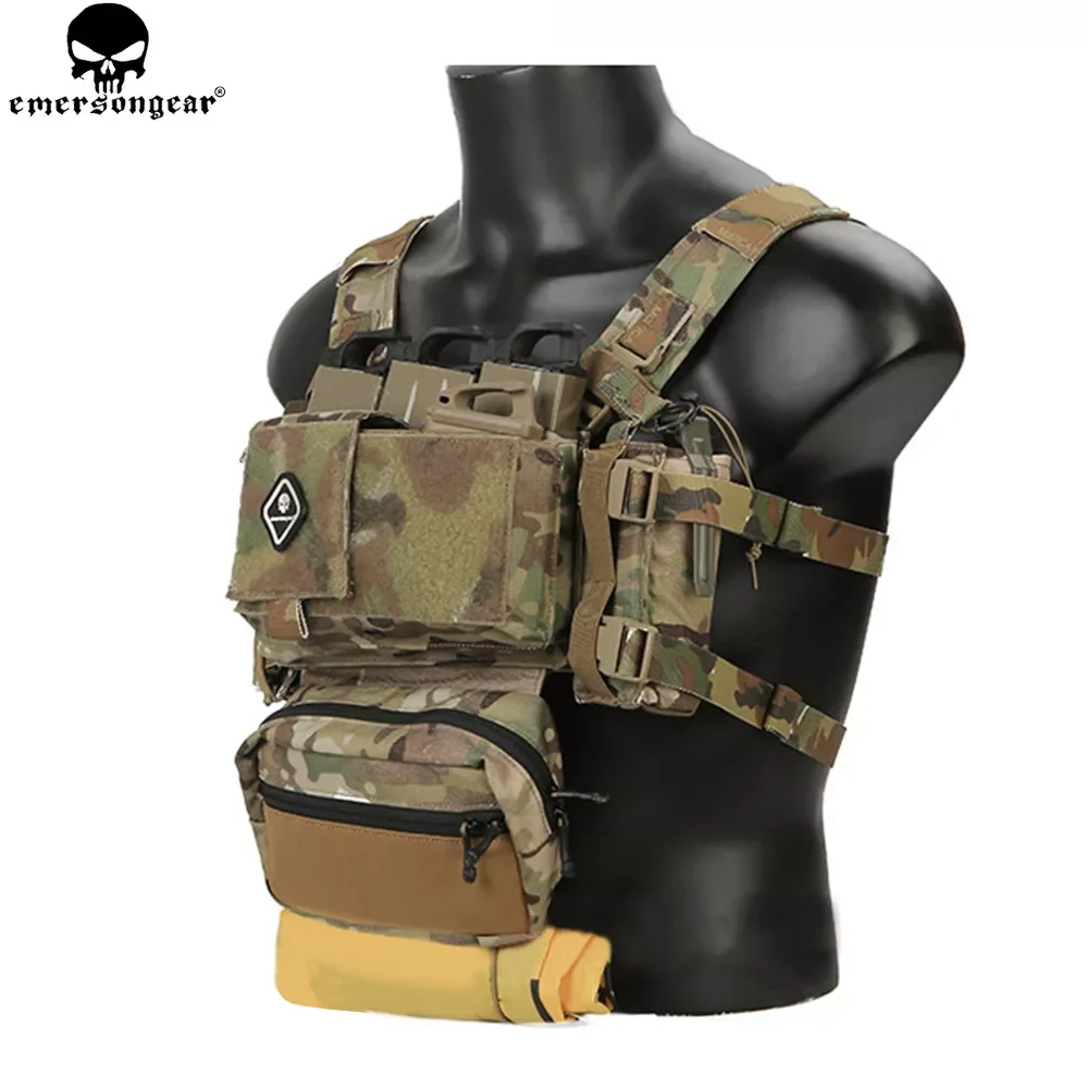 EMERSONGEAR Aparejo de Pecho Micro Fight MK3 – Airsoft Multi-camo - imagen 5