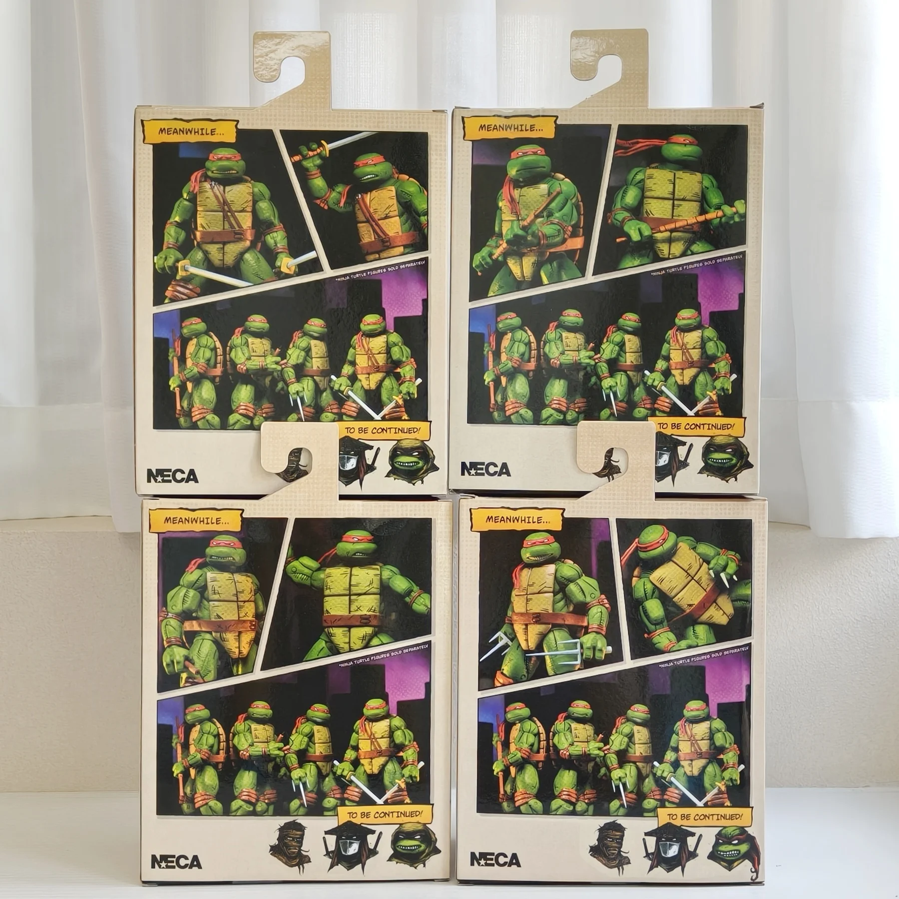 

NEW 2025 NECA Leonardo Donatello Michelangelo Raphael Anime Model Toys for Boys Gifts Original Box