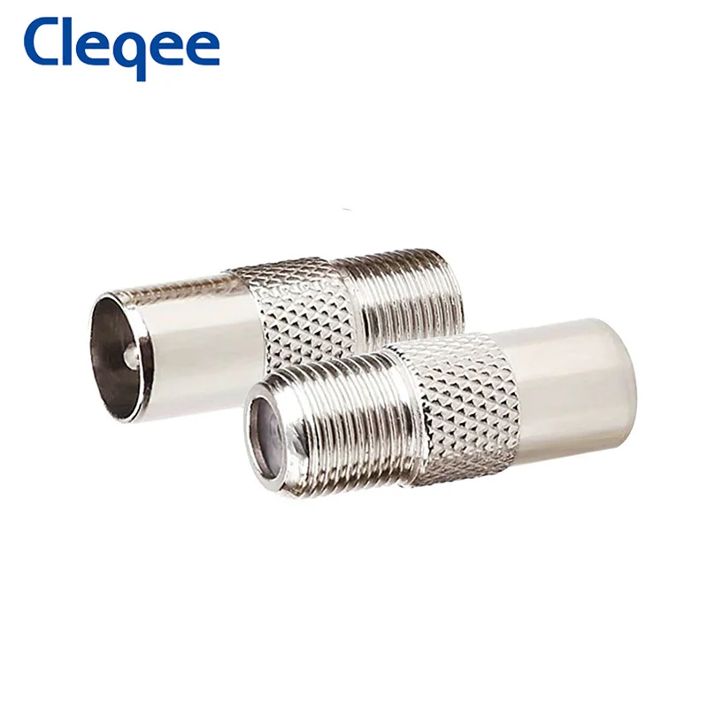 Cleqee 5 шт. быстроразъемный коаксиальный ТВ-разъем на гнездо