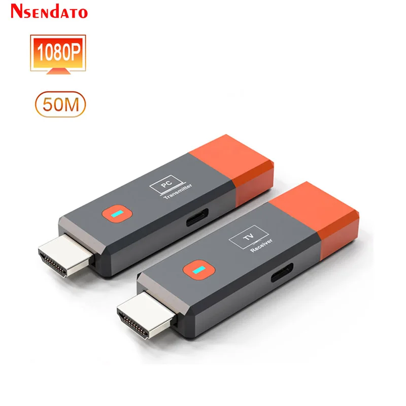 HDMI الارسال والاستقبال اللاسلكي 1080P 50M HDMI اللاسلكية فيديو التلفزيون عصا عرض موسع للكاميرا الكمبيوتر المحمول إلى التلفزيون