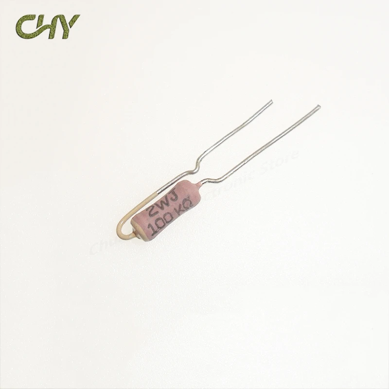 20pcs 2W 100KΩ Metal Oxide Film Resistor 5% Tolerance Through-Hole Electronic Component