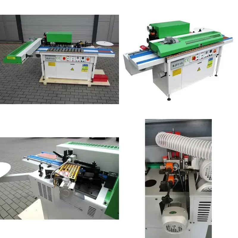 for BJF115 Semi Automatic Edge Banding Machine Compact Woodworking PVC Tape Gluing Trimming Cutter Tool Furniture Repair