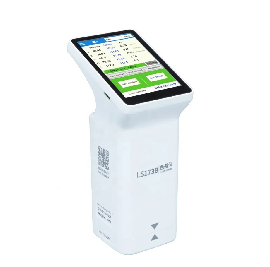 Linshang LS173B Smart Touch Screen Colorimeter Color Meter Tester for Coating Ceramic Plastic Paint Color Measure