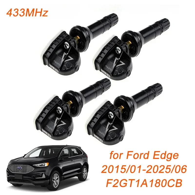 

F2GT1A180CB 1/4 шт. 433 МГц TPMS датчик контроля давления в шинах для Ford Ecosport Edge Explorer Fiesta Mondeo Mustang Transit