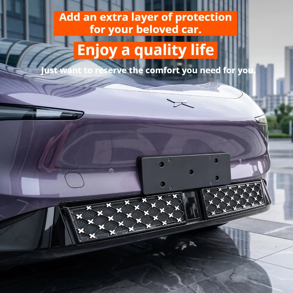 For Xpeng MONA L03  Front Grille Insect Proof Net Water Tank Dust Grille Cover Modification Parts