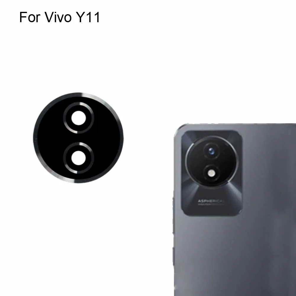 Tested New For Vivo Y11 Rear Back Camera Glass Lens For Vivo Y 11 Repair Parts Replacement