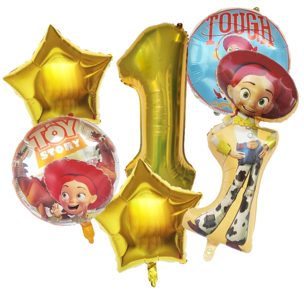 Disney Toy Story foil balloons Buzz Lightyear Woody birthday party decorations kids ballon baby shower Aluminum film balloon toy