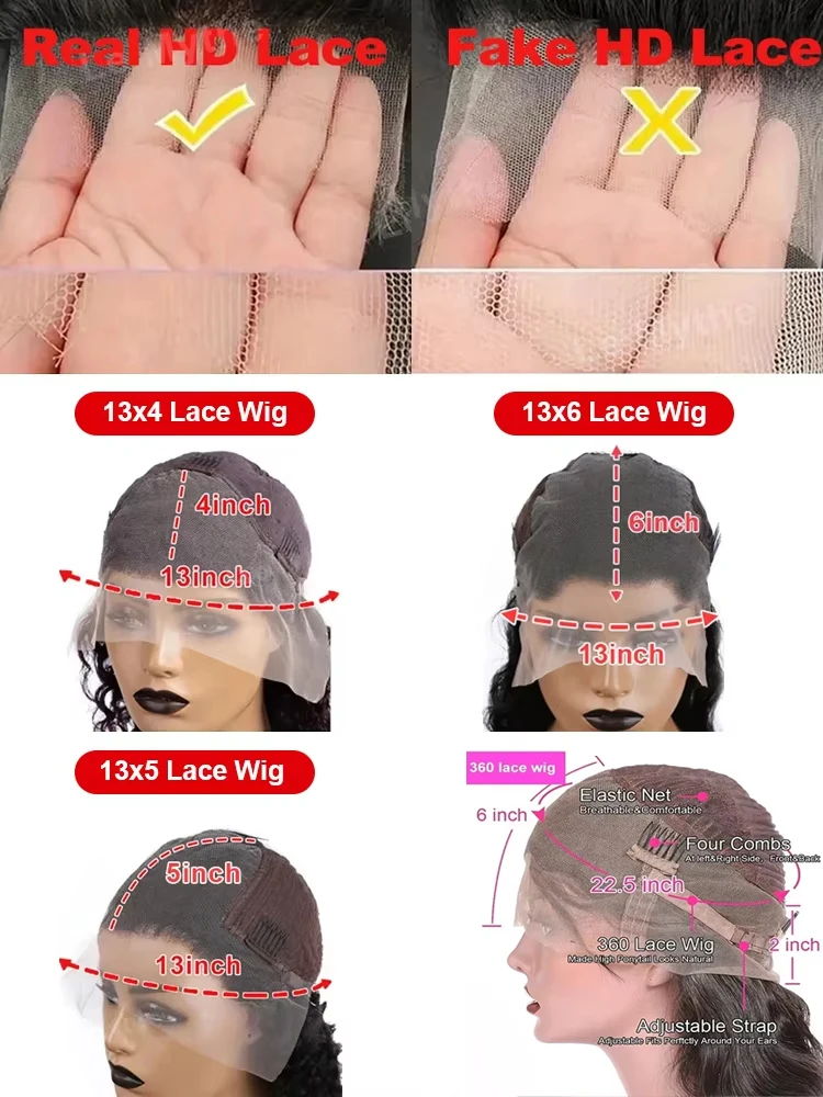 40 بوصة العظام شعر طبيعي مفرود الباروكات 13x6 HD الدانتيل الباروكة الأمامية أسود البرازيلي 250 الكثافة 13x5 الدانتيل الجبهة 100% باروكة من شعر طبيعي #6