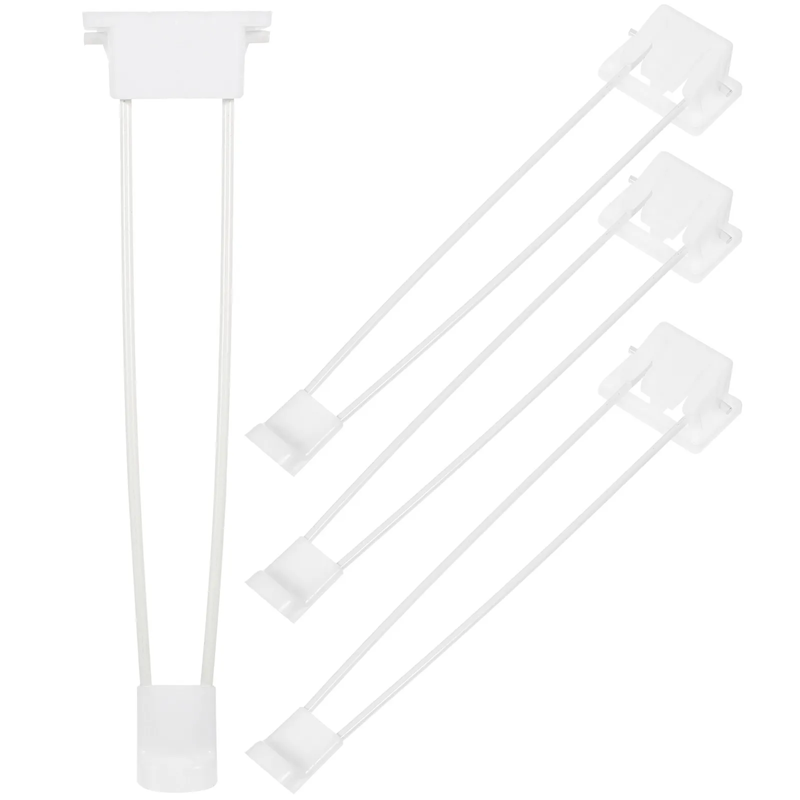 Heavy Duty Folding Metal Table Legs Set of 4 for Coffee Tables, DIY Furniture Repair & Drop Leaf Tables
