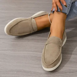 Plus Size Autumn Women's Low Top Sneakers New Slip on Flats Casual Shoes for Women Outdoor Light Walking Shoes Female Loafers