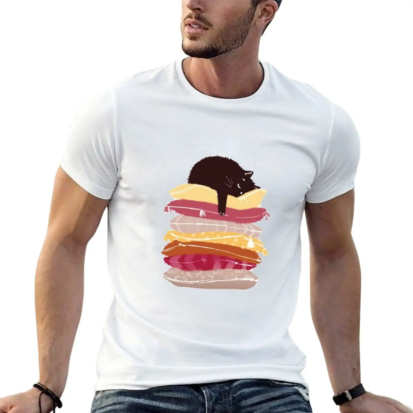 

Chill Like Cat, cat nap, snuggle like cat, Love Cat Best Sleeping Animal lover Art Design Happy Apparel Essential Inspir T-Shirt