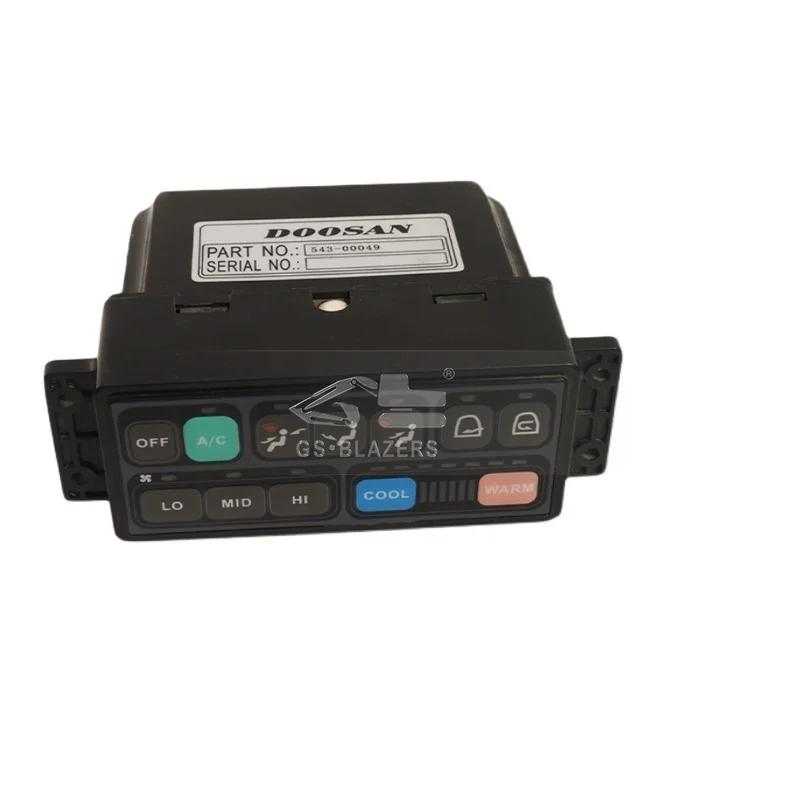 

For Doosan Daewoo DH150 215 370 excavator air conditioner control panel 543-00049 excavator accessories