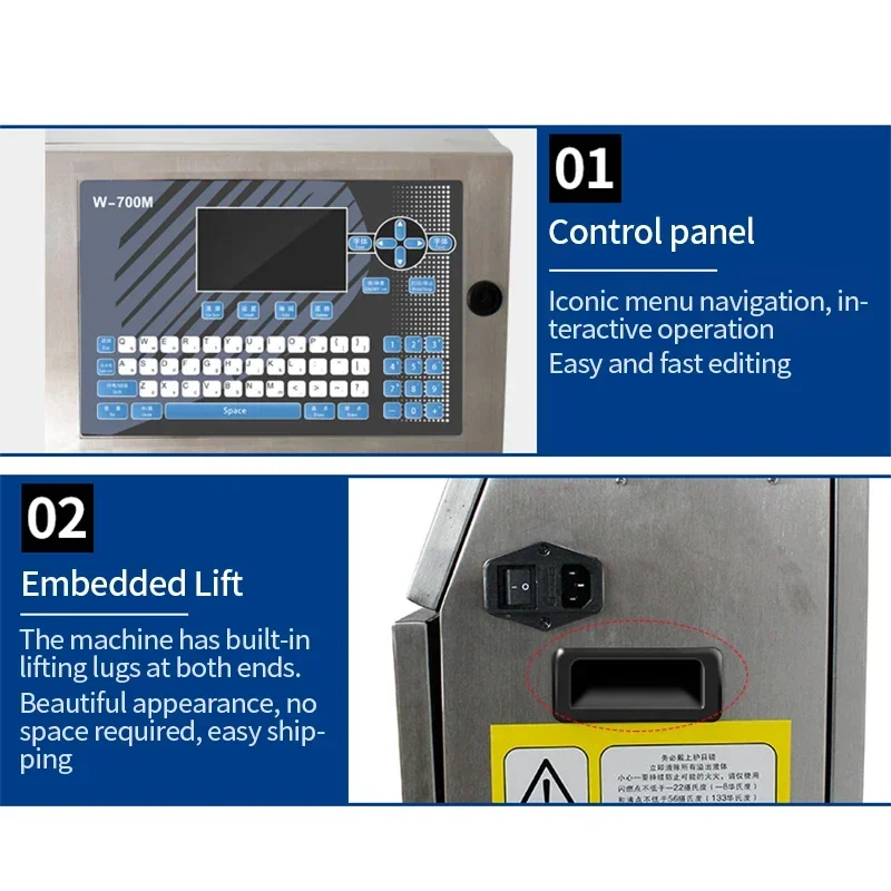 LY Industrial Automatic Inkjet Coding Machine Online Tag Printer for PVC Bottles Plastic Pipes Bags with Batch Code Number Date
