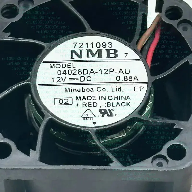 for NMB 04028DA-12P-AU DC 12V 0.88A 40x40x28mm 4-Wire Server Cooling Fan