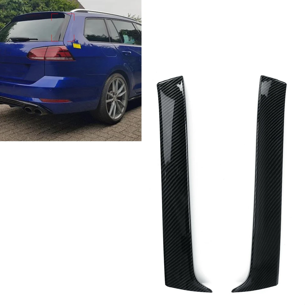 Rear Window Trim For Volkswagen VW Golf 7 7.5 MK7 MK7.5 Variant Wagon 2014 2015 2016 2017 2018 2019 Trunk Lid Spoiler Side Wing