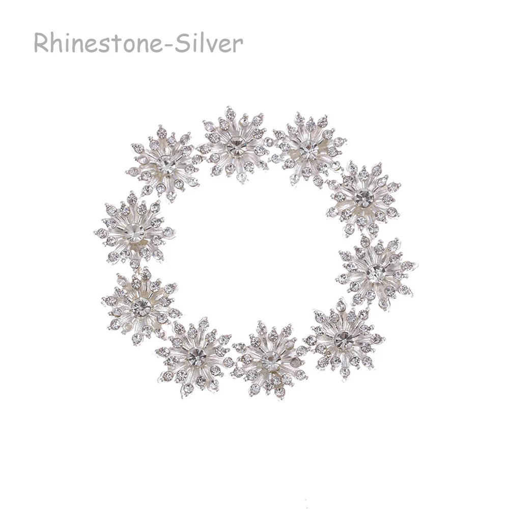10PCS Snowflake Buttons for Needlework