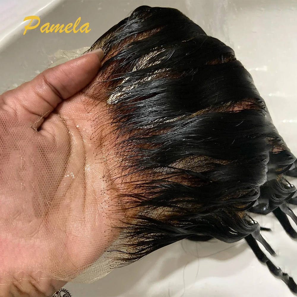 

Bleached Knots 13x6 HD lace Frontal Invisible HD Transparent Lace Straight 4x4 5x5 HD Lace Closure Only Human Hair Pre Plucked