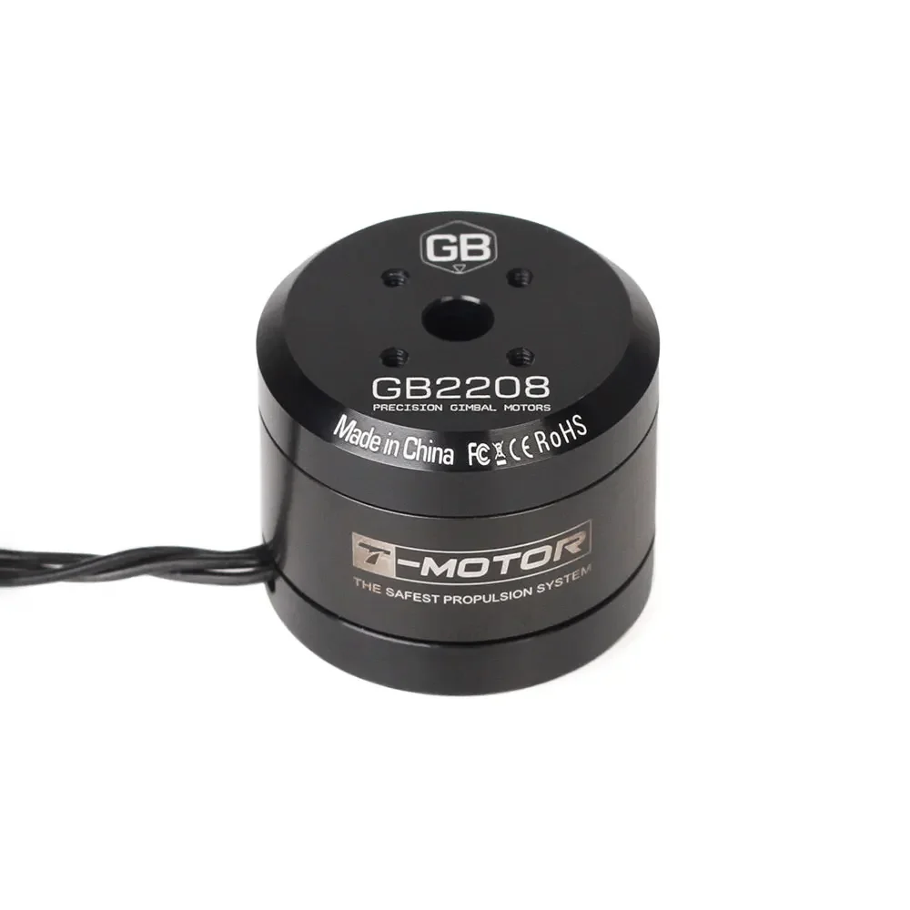 T-MOTOR Gimbal Type GB2208  3-4S UAV Drone Motor KV128 For Small Cogging Torque and Aerial photography