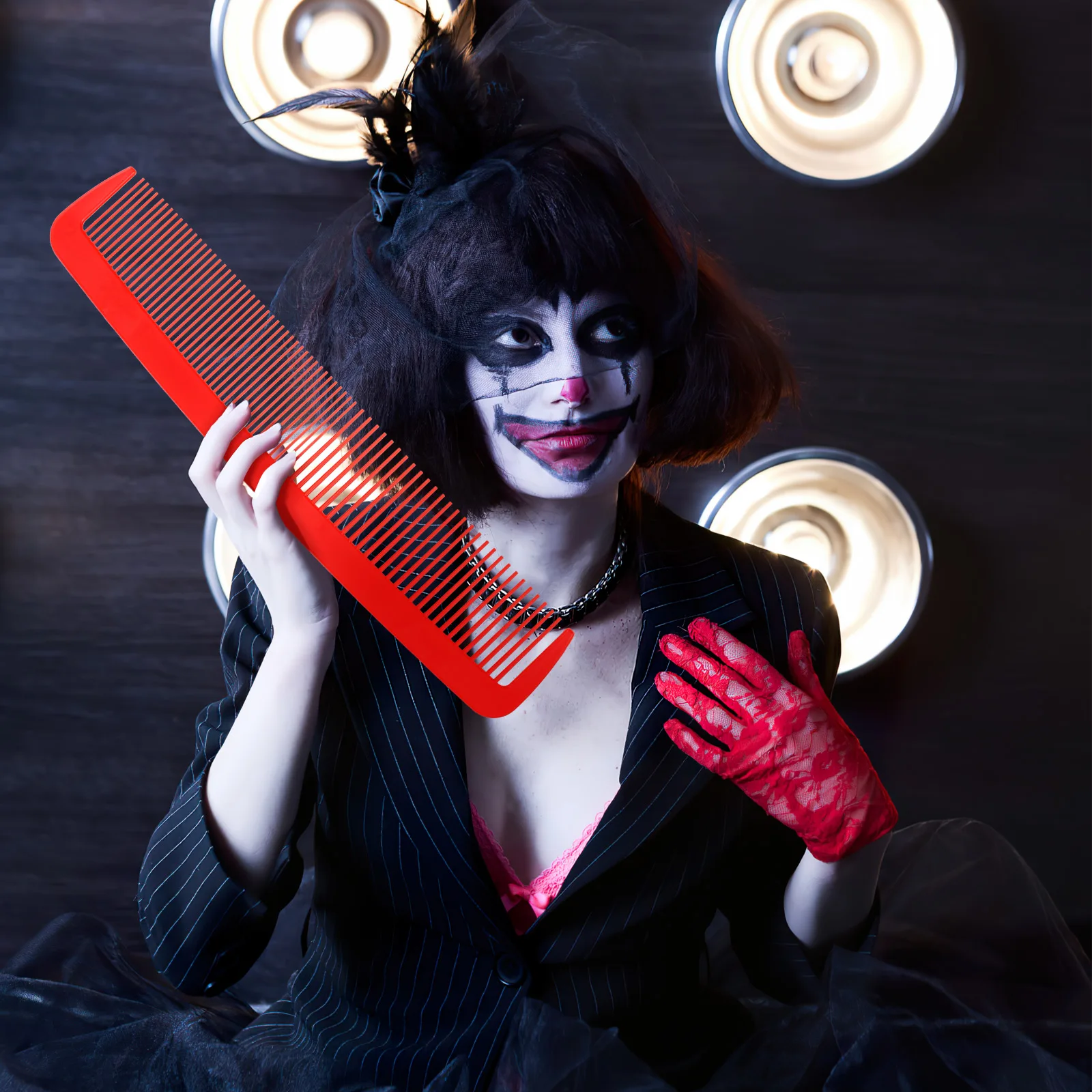 

3 Pcs Combs Carnival Party Favors Portable Lightweight Halloween Party Favors Extra Large Jumbo Props for Hair Smoothing