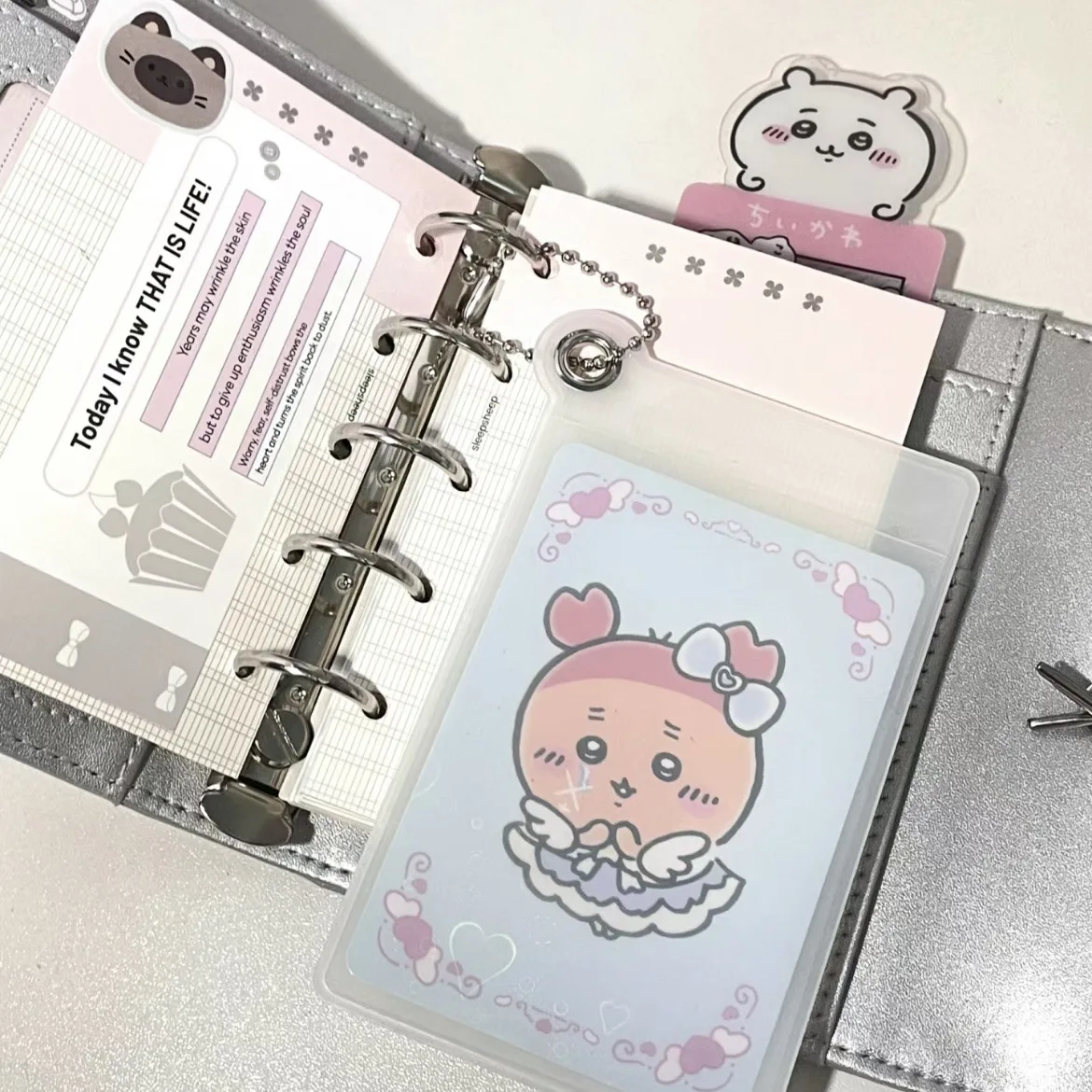 Cahier de poche portable en cuir avec licence, Flash Silver M5 adt-lePG, manuel pour filles, livre de stockage de cartes, cahiers et journaux