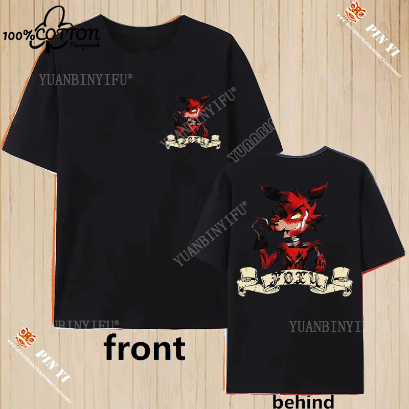 

New Style Harajuku Creative Fnaf 2 Animatronics Five Nights A Street T Shirt Cotton Unisex Shirt Diy Print Cool Tee Fashion