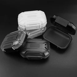Transparent Portable Earphone Sesin Storage Box EarbudsDustproof and waterproof case for Hearing Aids Monitors Earphones Storage