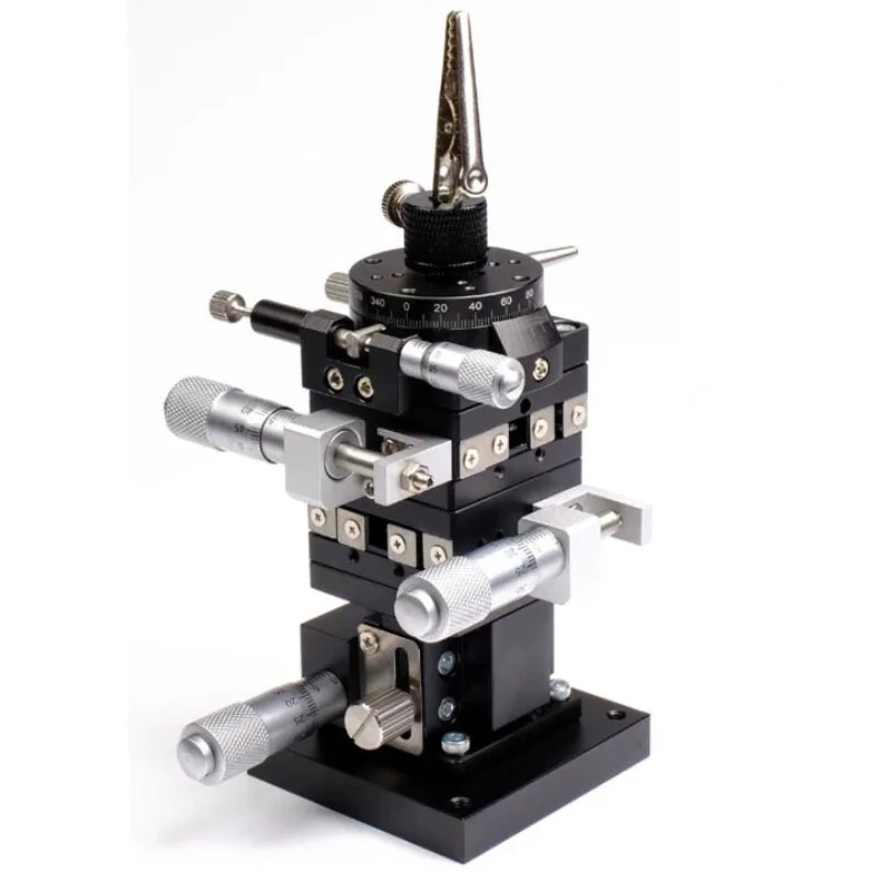 High Precision Macro Photography Clamp Holder Aluminum Stacking Table XY13mm Z10mm G1/4 Microscopy Lab Stabilizer