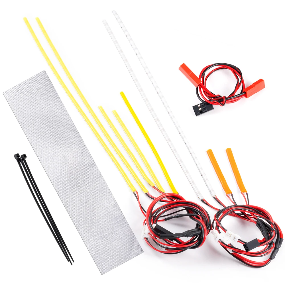 TRINOOD RC カー LED ライトストリップ スポットライト ヘッドライト テールライト サイドライト 1/8 A-RRMA Infraction BLX 3S アップグレードパーツ用