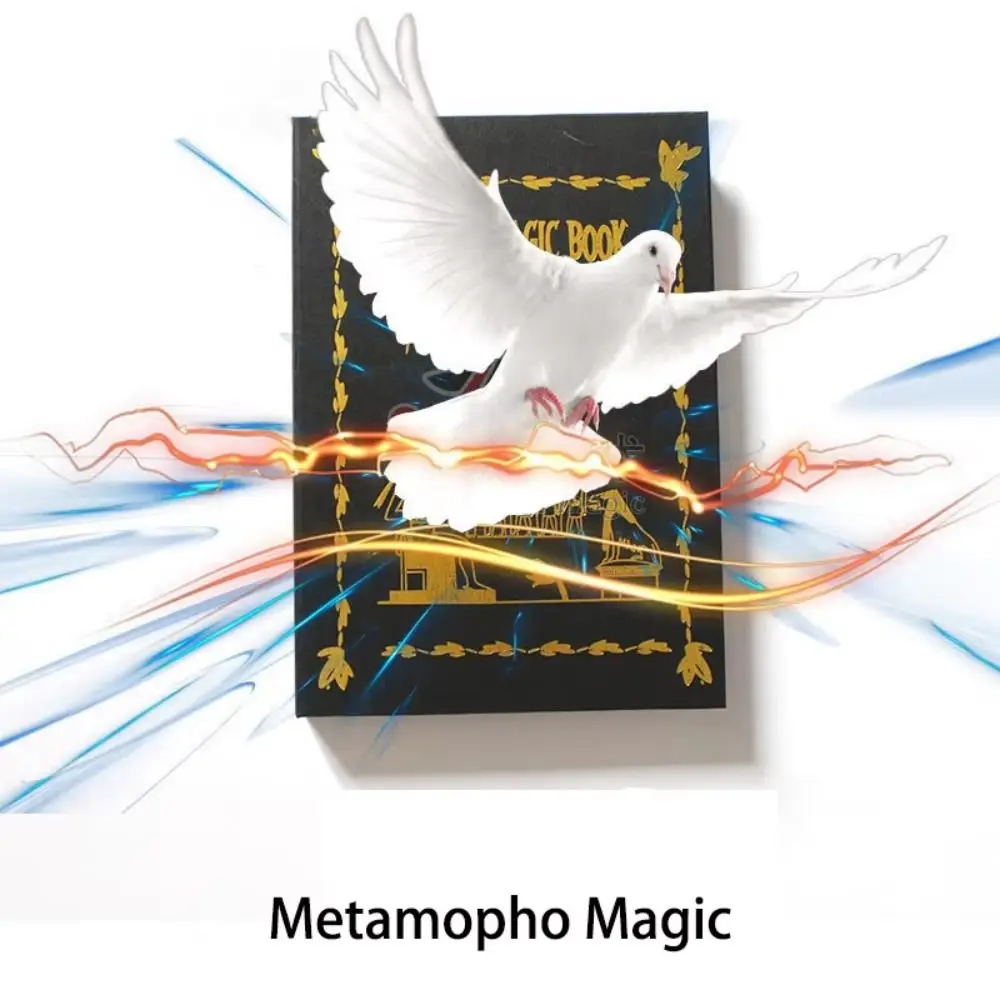 

Objects Appearing Dove in Book Magic Gimmick Props Performance Book Dove Magic Tricks Street Stage From Book Magic Book Props