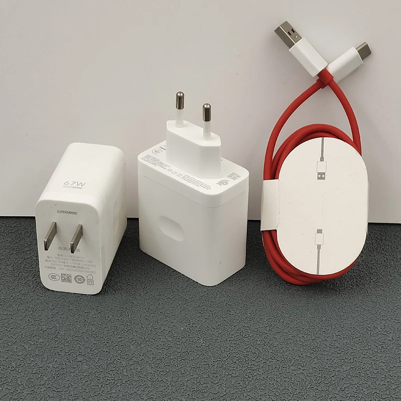 Original 67W For Oneplus Supervooc Charger Fast Charge EU US Power Adapter For OnePlus 1+ 15 14 13R 12 11 10 Pro Ace 3V 5 Nord 4