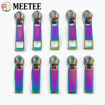 5 metrů Meetee 5# nylonové zipy po metru zapínání zipů stahovák zipů jezdec taška cívka zipy zavazadla sada na opravu zipu šicí příslušenství 10 nejlepší prodej zip na zavazadla - №6