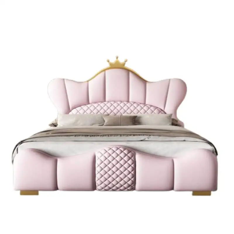 ！@Dormitory Mattresses Double Bed Frame Couples Bunker Wooden Double Bed King Queen Letto Matrimoniale Furniture