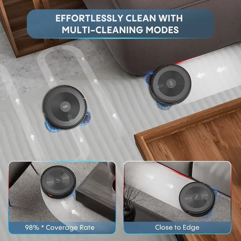 STLF GJ Bagotte Smart Robot Vacuum Cleaner Wet Dry Auto Mop & Sweep Battery Powered Floor Care for Home & Hotel Use