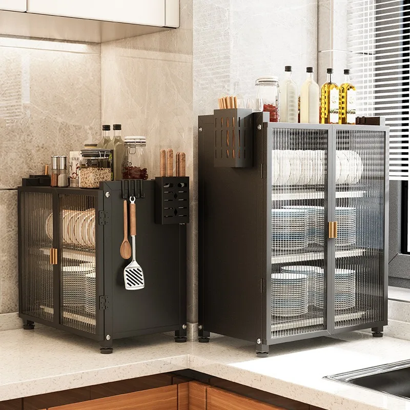 

Kitchen Shelf Dishes Dish Drain Rack Storage Rack Dish Rack Household Multifunctional Cupboard Tableware Storage Box