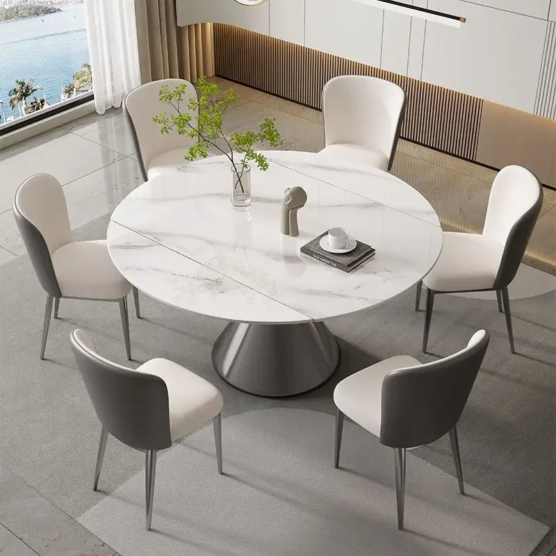 Sedentary Table Dining Designer Oval Cafe Room Kitchen Dinning Tables Extendable Restaurant Free Shipping Muebles Service Home